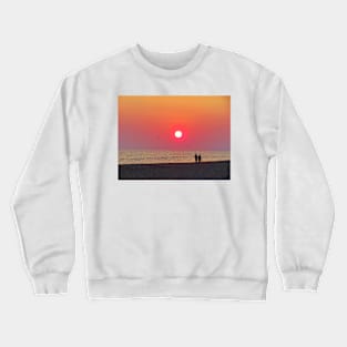 Couple Watching the Sunset Crewneck Sweatshirt